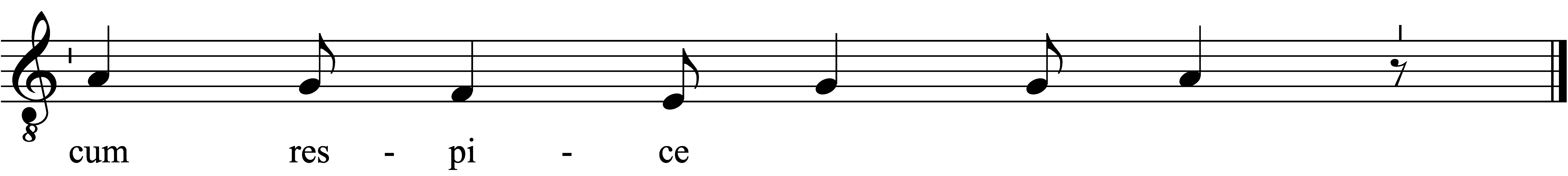Refrain musical notation